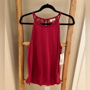 Roxy Women’s Tank Top, Fuchsia, Medium, NWT